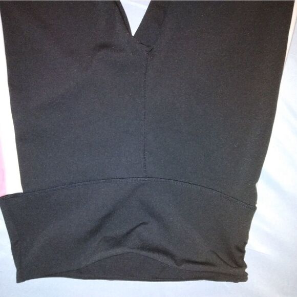 Ebb & Flow black, pink, and white workout pants, M - Picture 3 of 7
